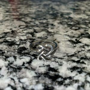 James Avery Intertwined hearts ring